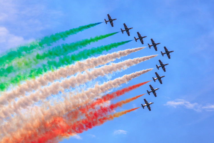 Vicini alle Frecce Tricolori